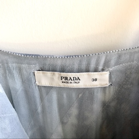Prada blue cotton slip bandage summer dress xs - Picture 6 of 7